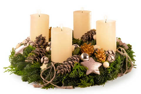 Adventskranz creme Adventskranz creme