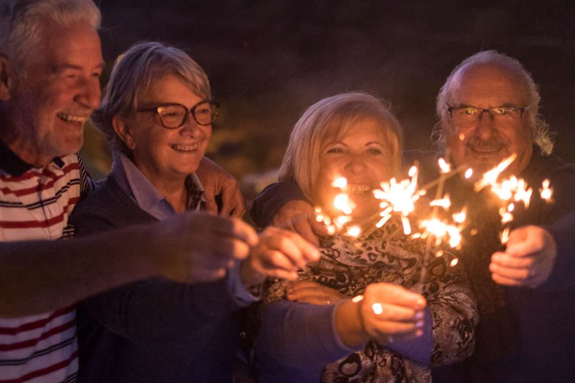 Gute Vorsätze für ein glückliches neues Jahr