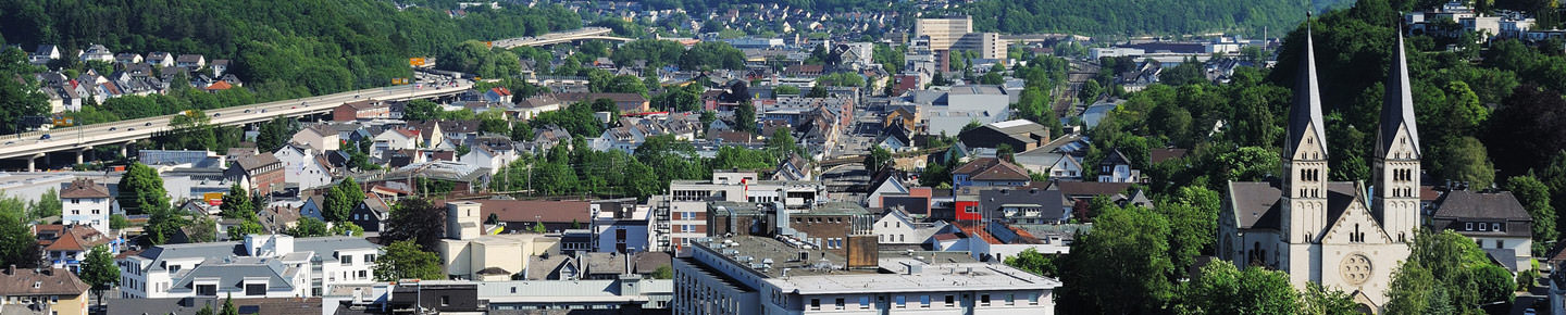 Stadtpanorama von Siegen