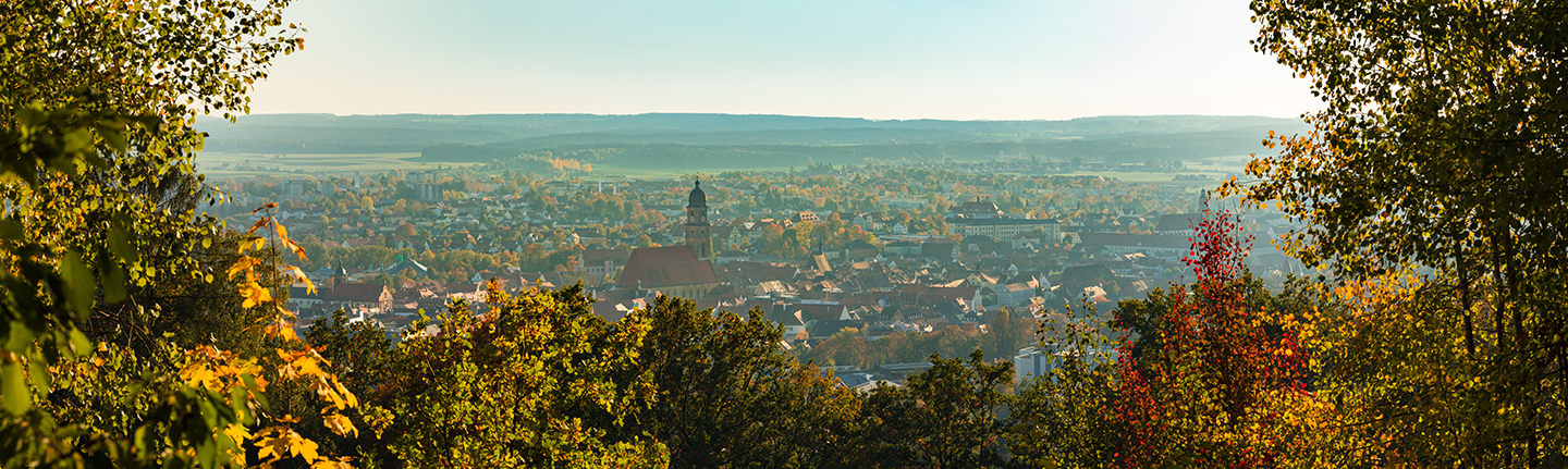 Panoramablick auf Amberg