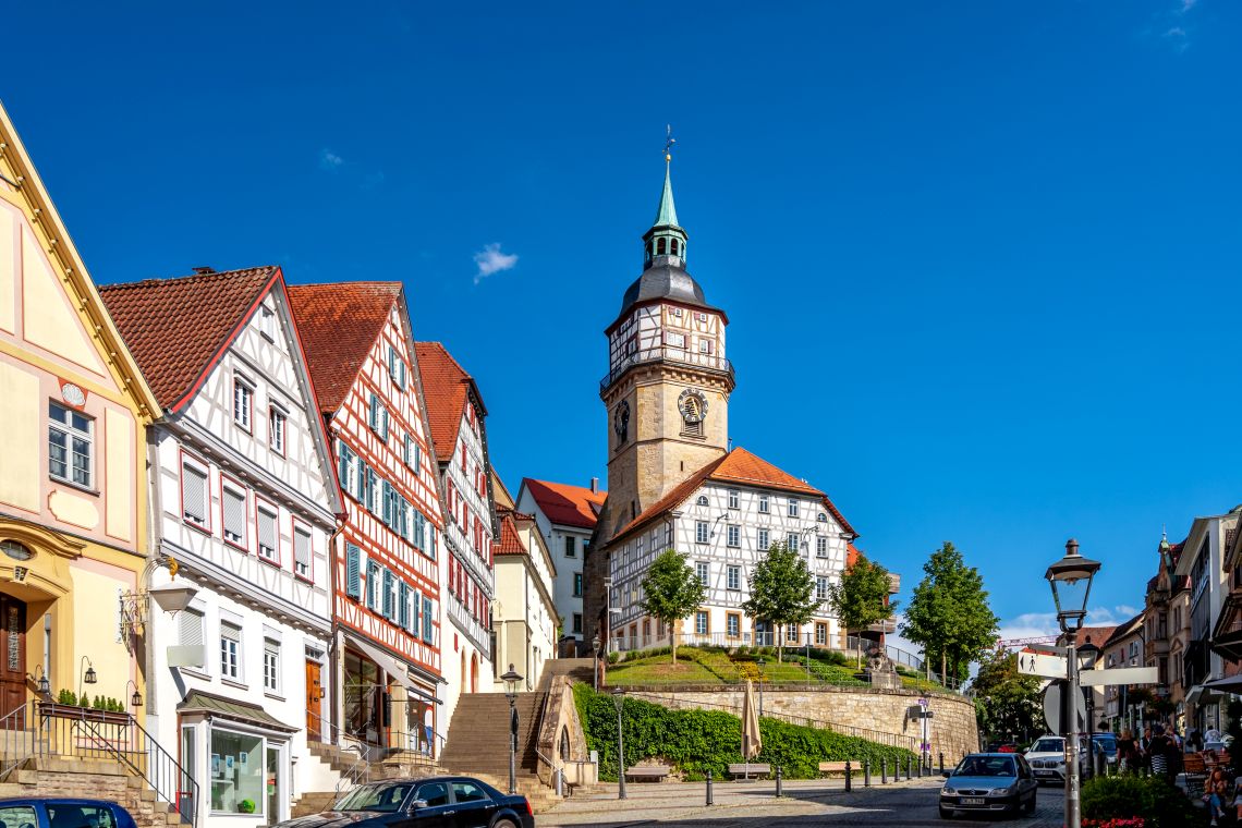 Treppenlift in Backnang und Umgebung kaufen Stadtturm von Backnang
