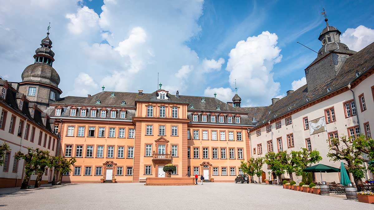 Innenhof vom Schloss Berleburg