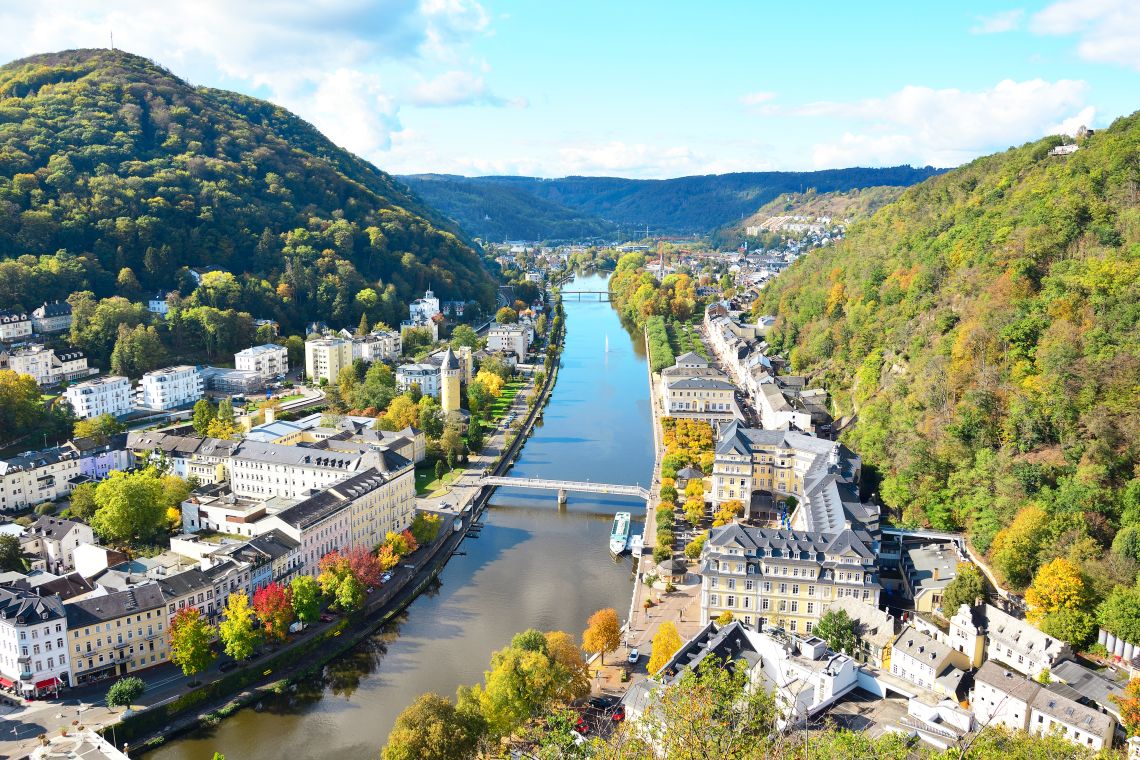 Luftaufnahme von Bad Ems