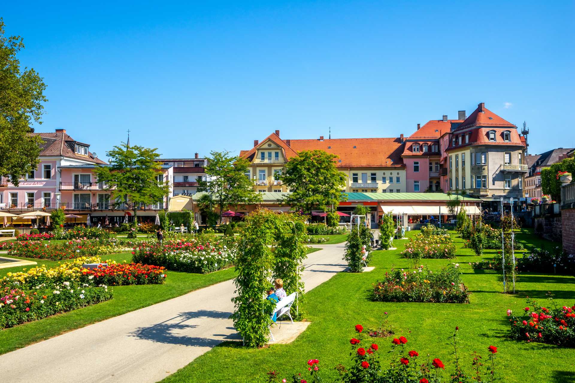 Rosengarten in Bas Kissingen