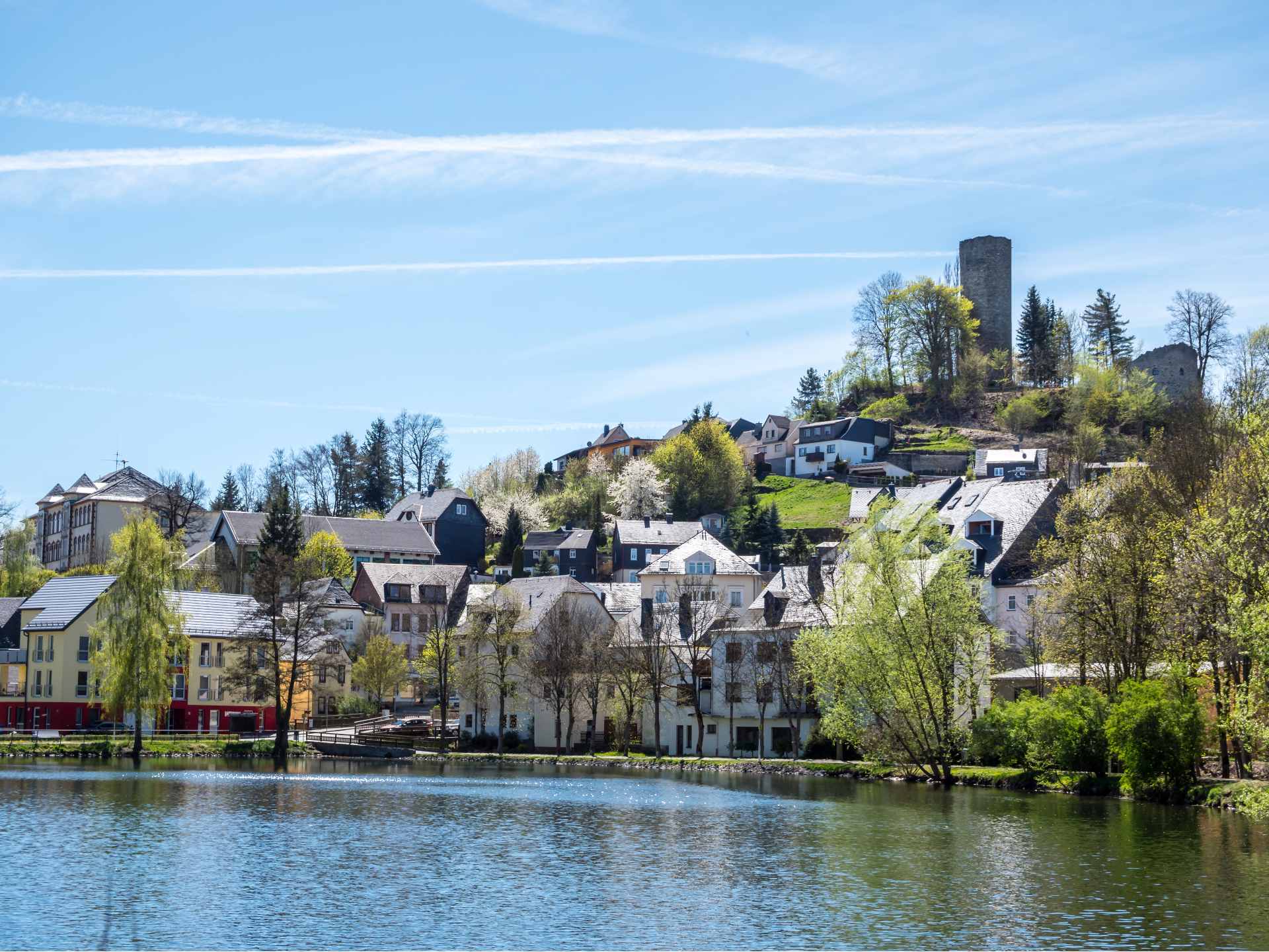 Schlossberg mit Turm in Bad Lobenstein