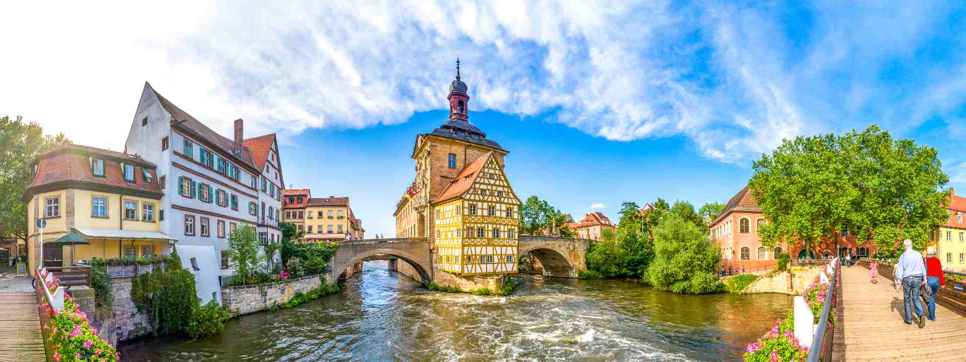 Rathaus in der Altstadt von Bamberg