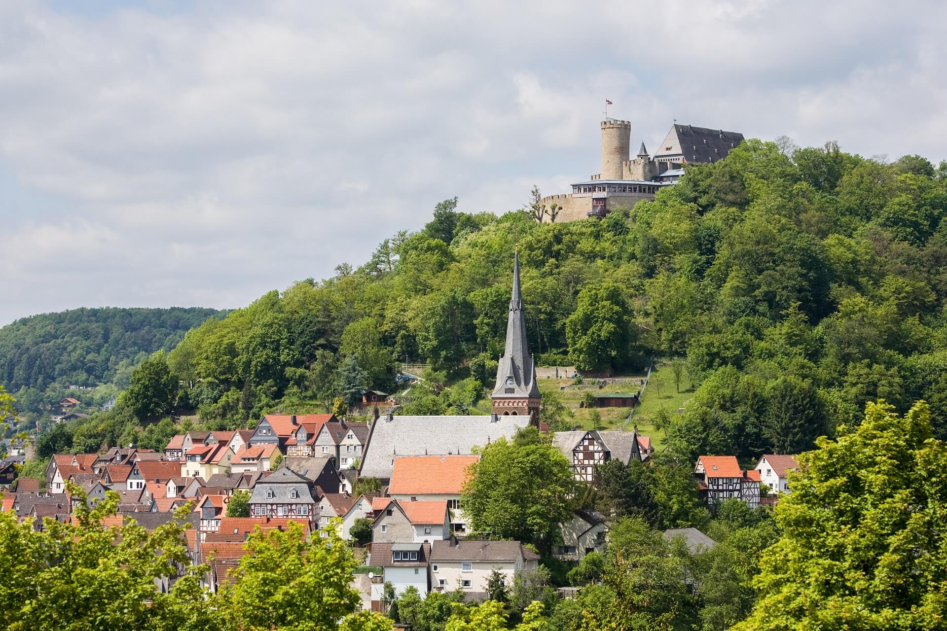 Blick auf Biedenkopf in Hessen