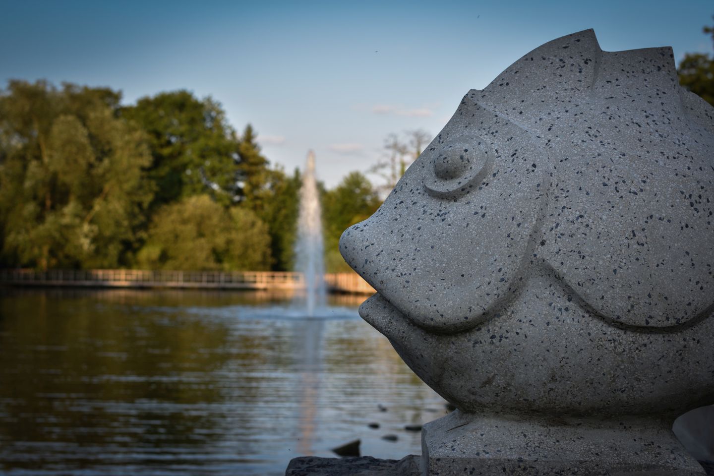 Stein am See im Steinmeisterpark in Bünde