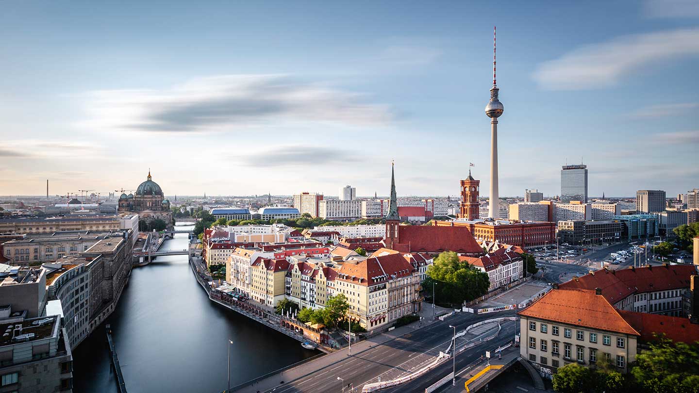 Treppenlift-Beratung für ganz Berlin Blick auf Berlin mit Fernsehturm