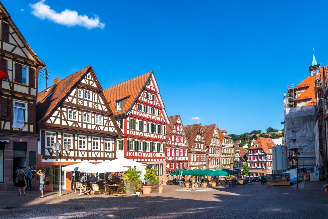 Blick auf die Altstadt von Calw