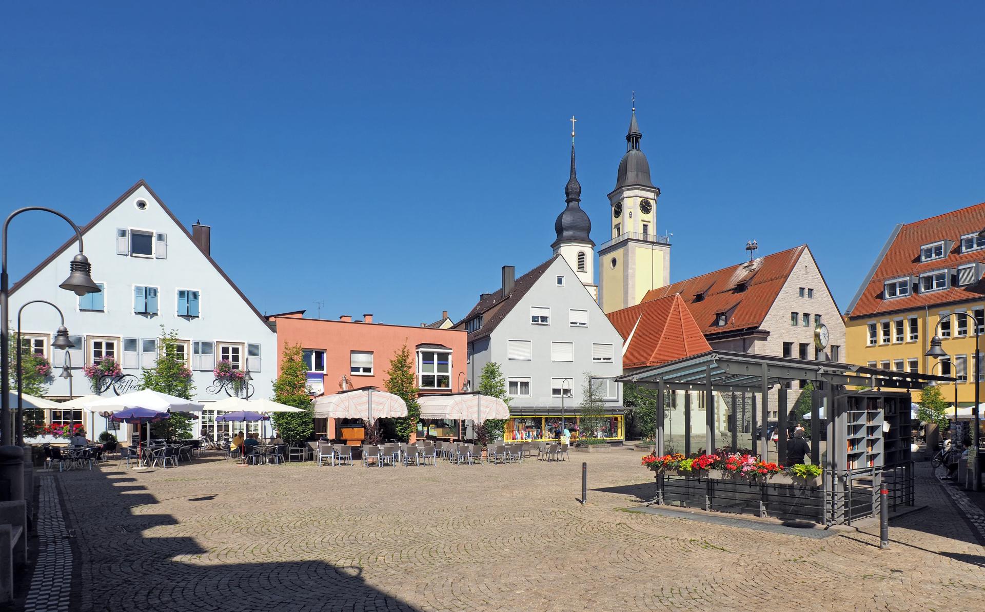 Schweinemarktplatz in Crailsheim