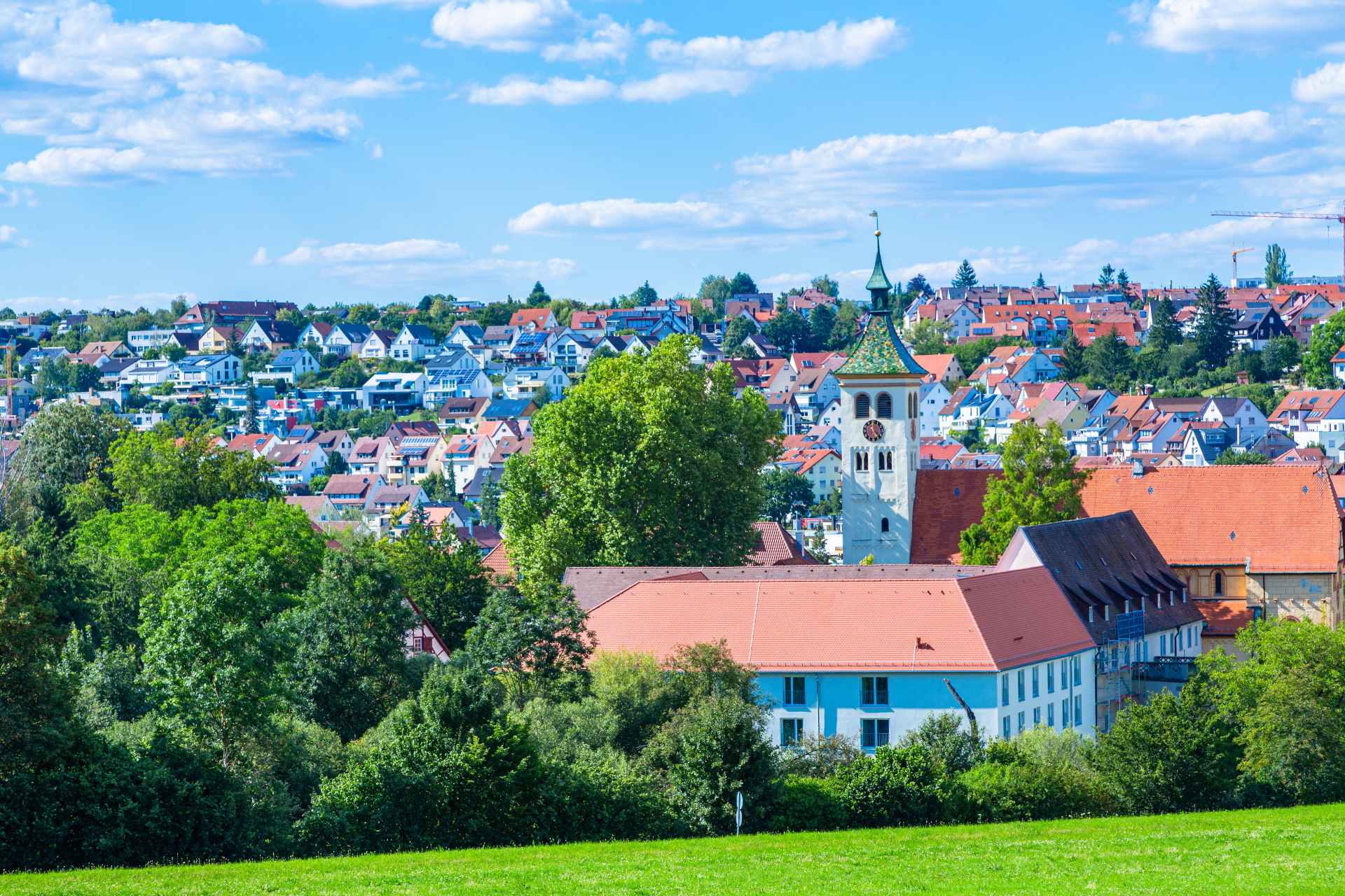 Panorama von Denkendorf