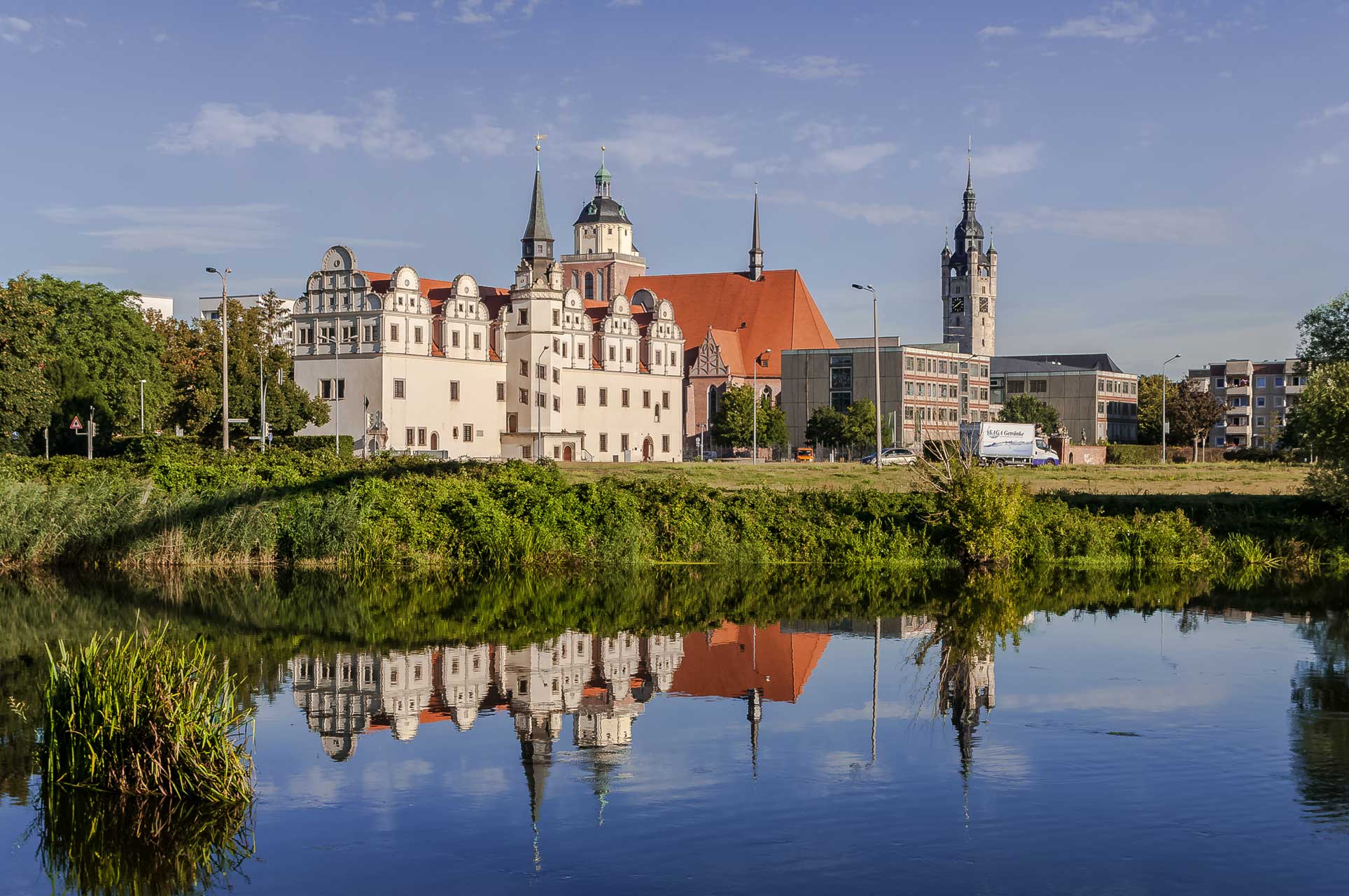 Stadtpanorama von Dessau-Roßlau