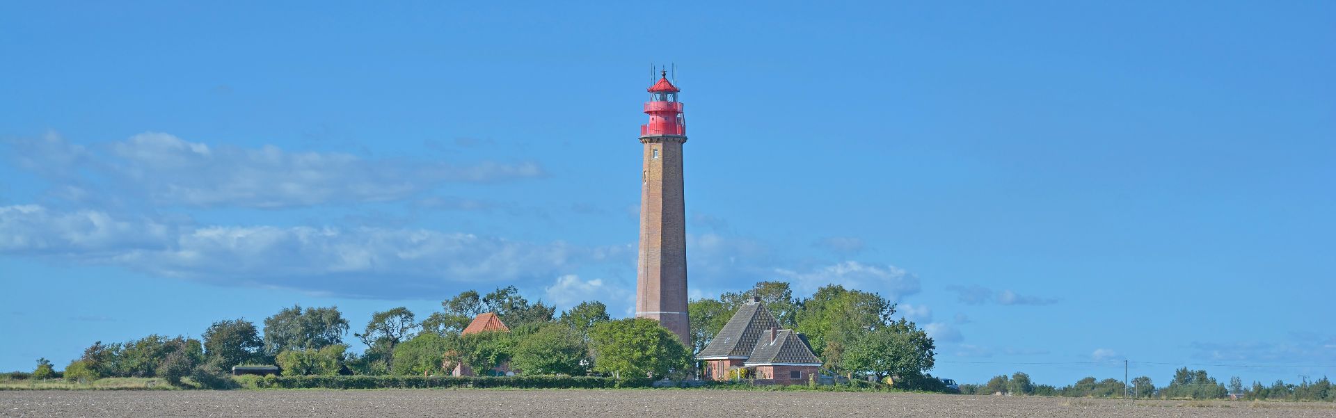 Leuchtturm von Flügge auf der Insel Fehmarn