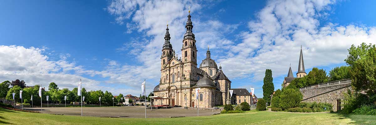 Blick auf den Dom zu Fulda