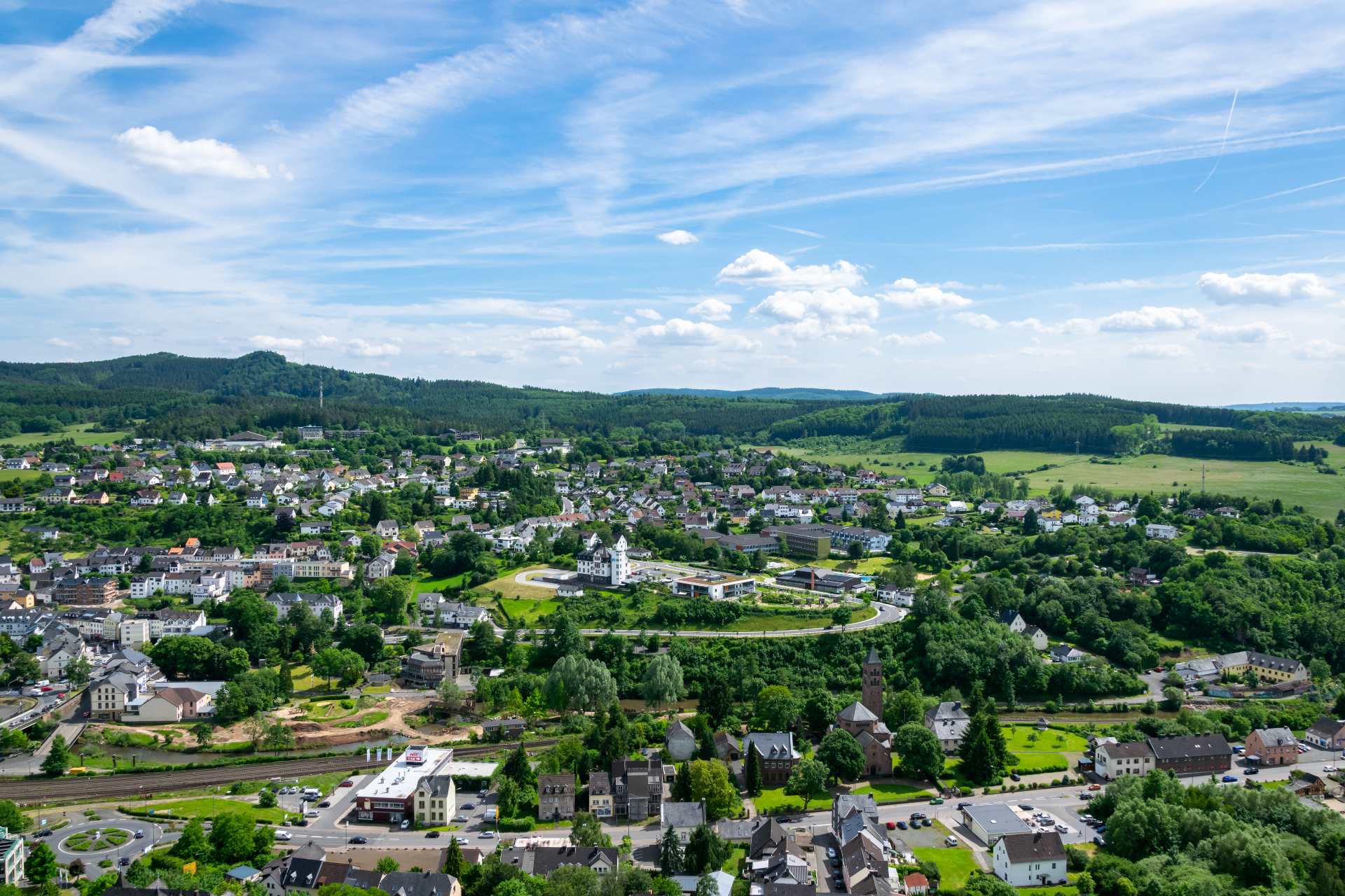 Panoramablick auf Gerolstein