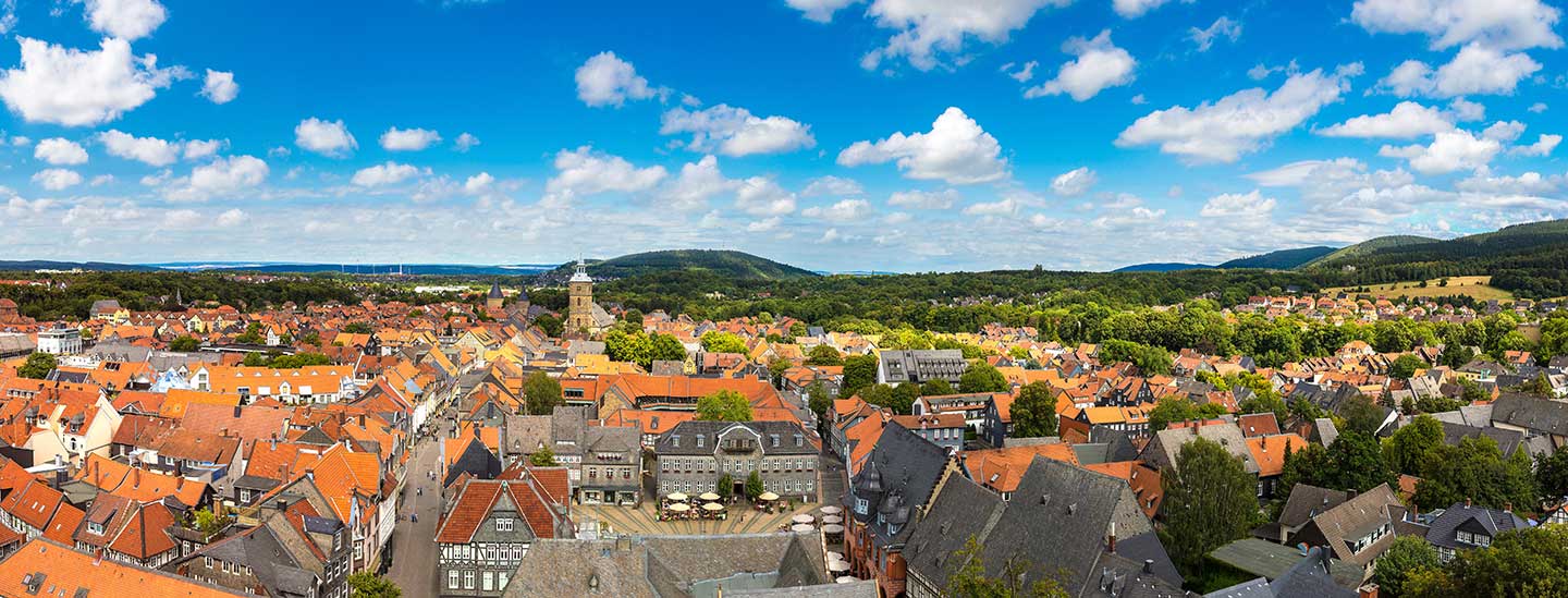 Blick über die Dächer Goslars