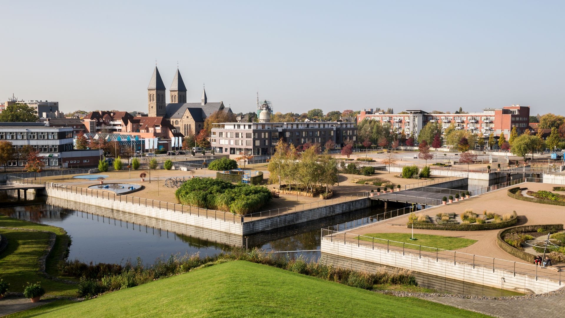 Blick auf die Innenstadt von Gronau