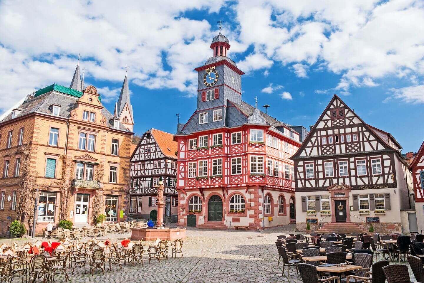 Altes Rathaus am Marktplatz von Heppenheim