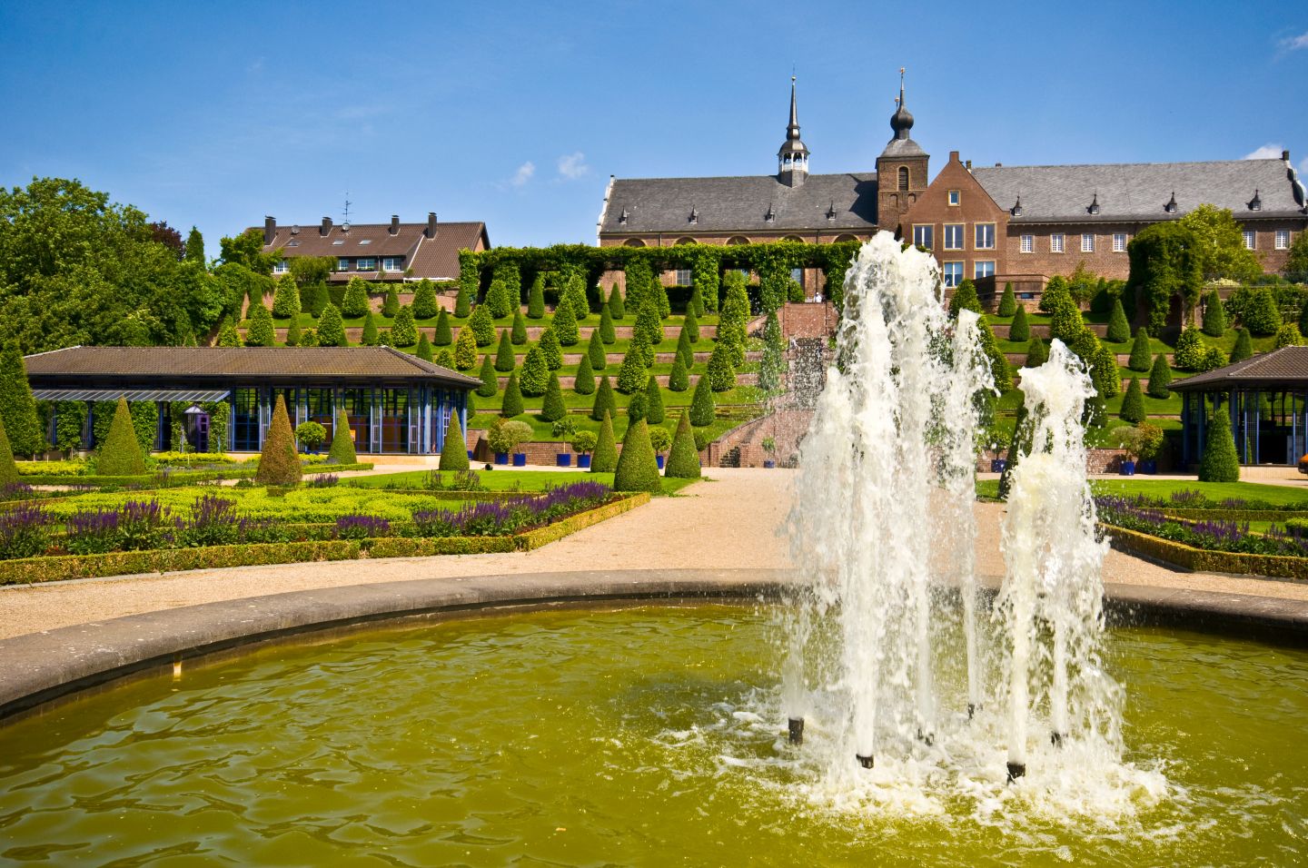 Blick auf Kamp Abbey in Kamp-Lintfort