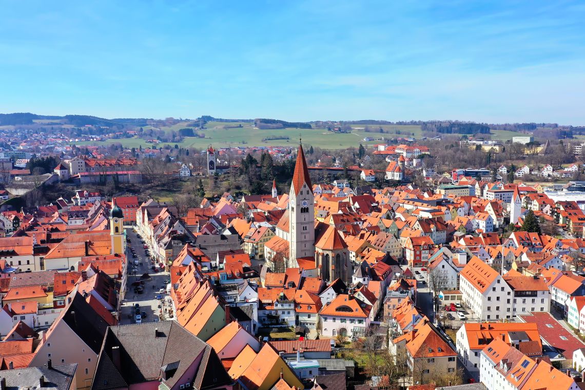 Blick auf Kaufbeuren