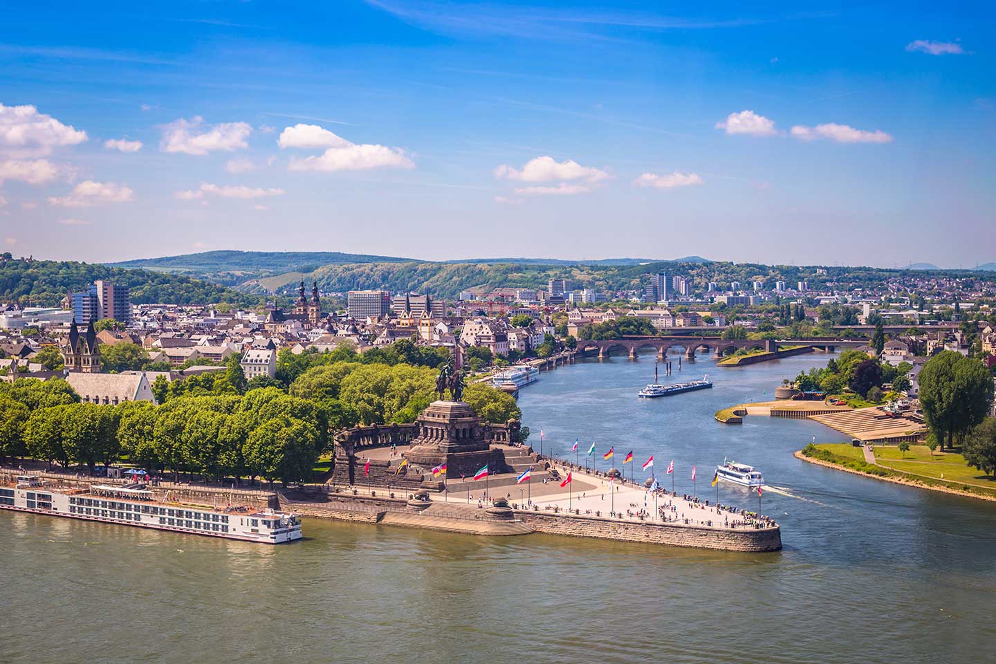 Deutsches Eck in Koblenz