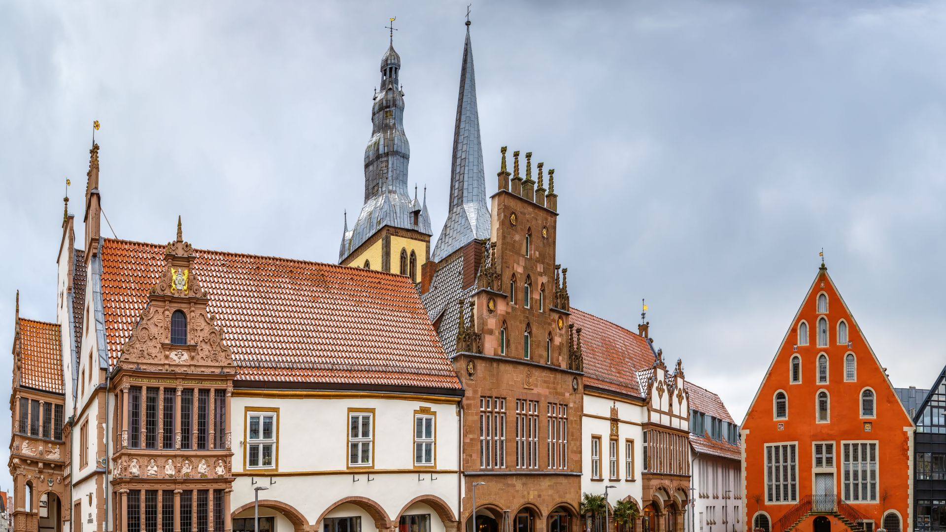 Blick auf den Marktplatz von Lemgo