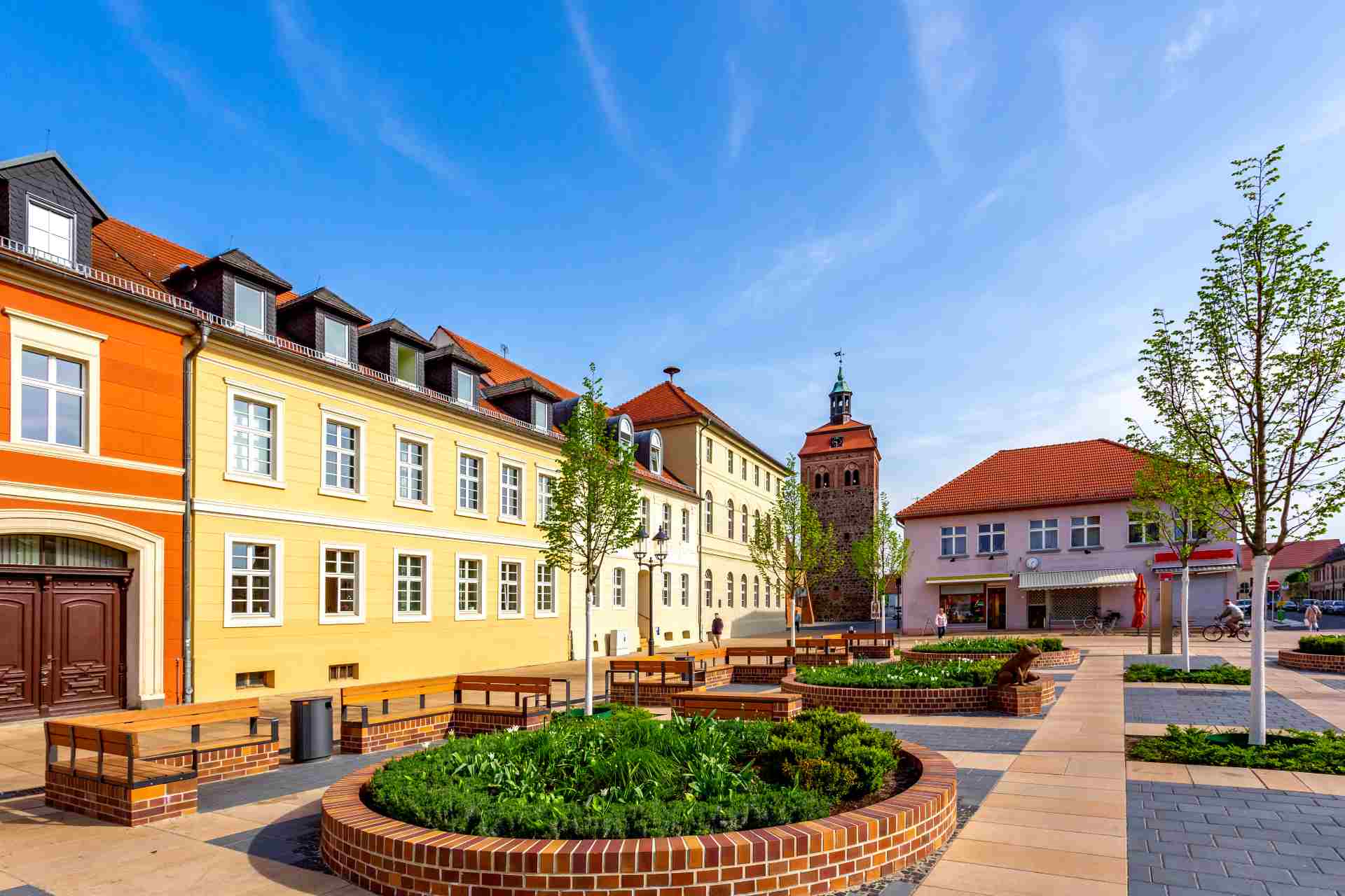 Marktturm und Sankt Johanniskirche in Luckenwalde