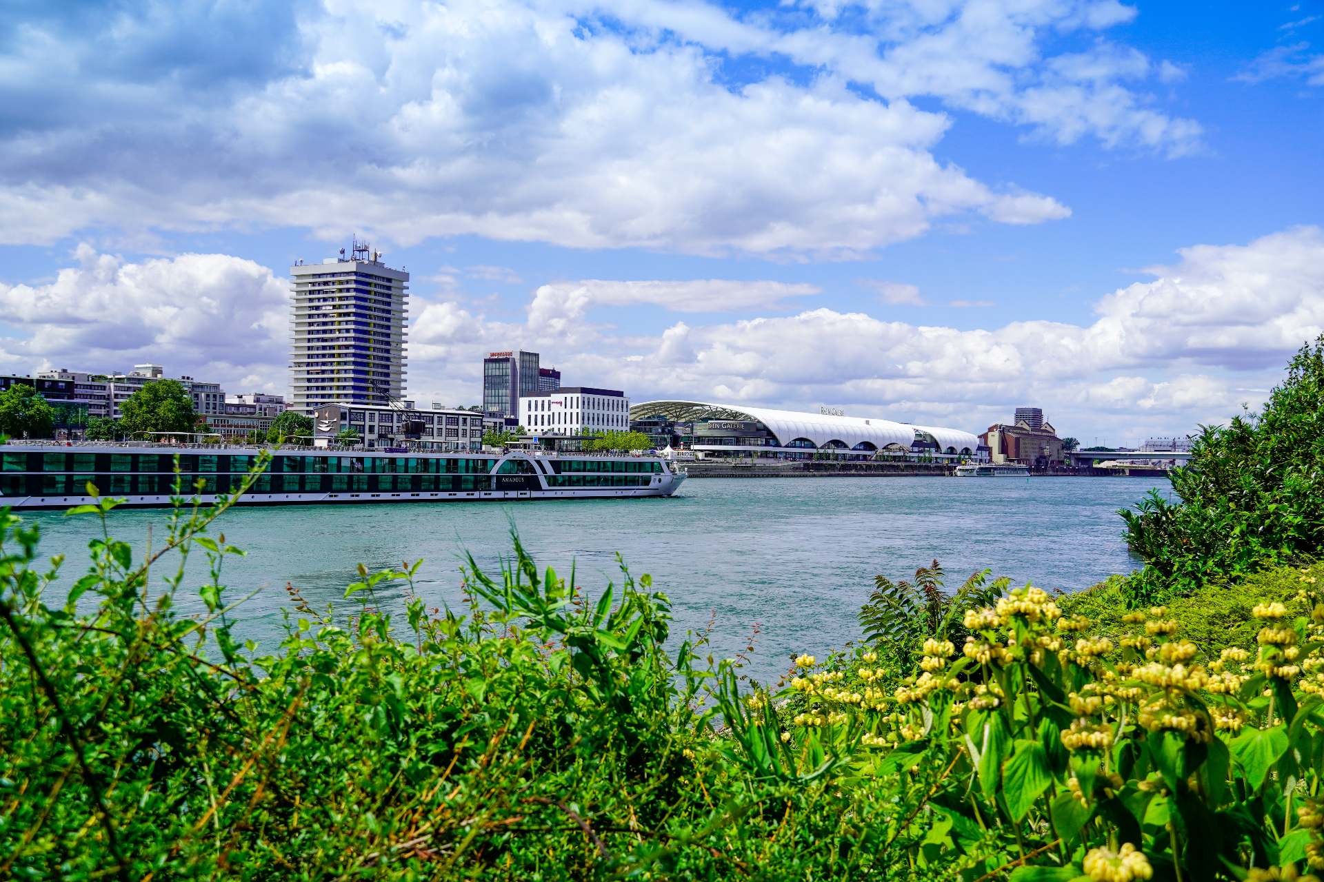 Rhein in Ludwigshafen