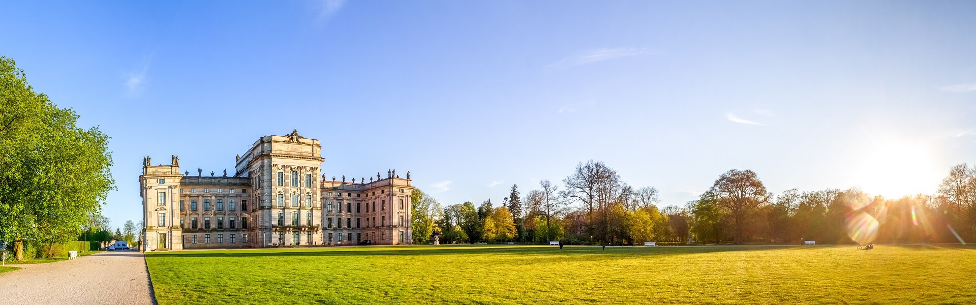 Schloss in Ludwigslust mit Parkanlage