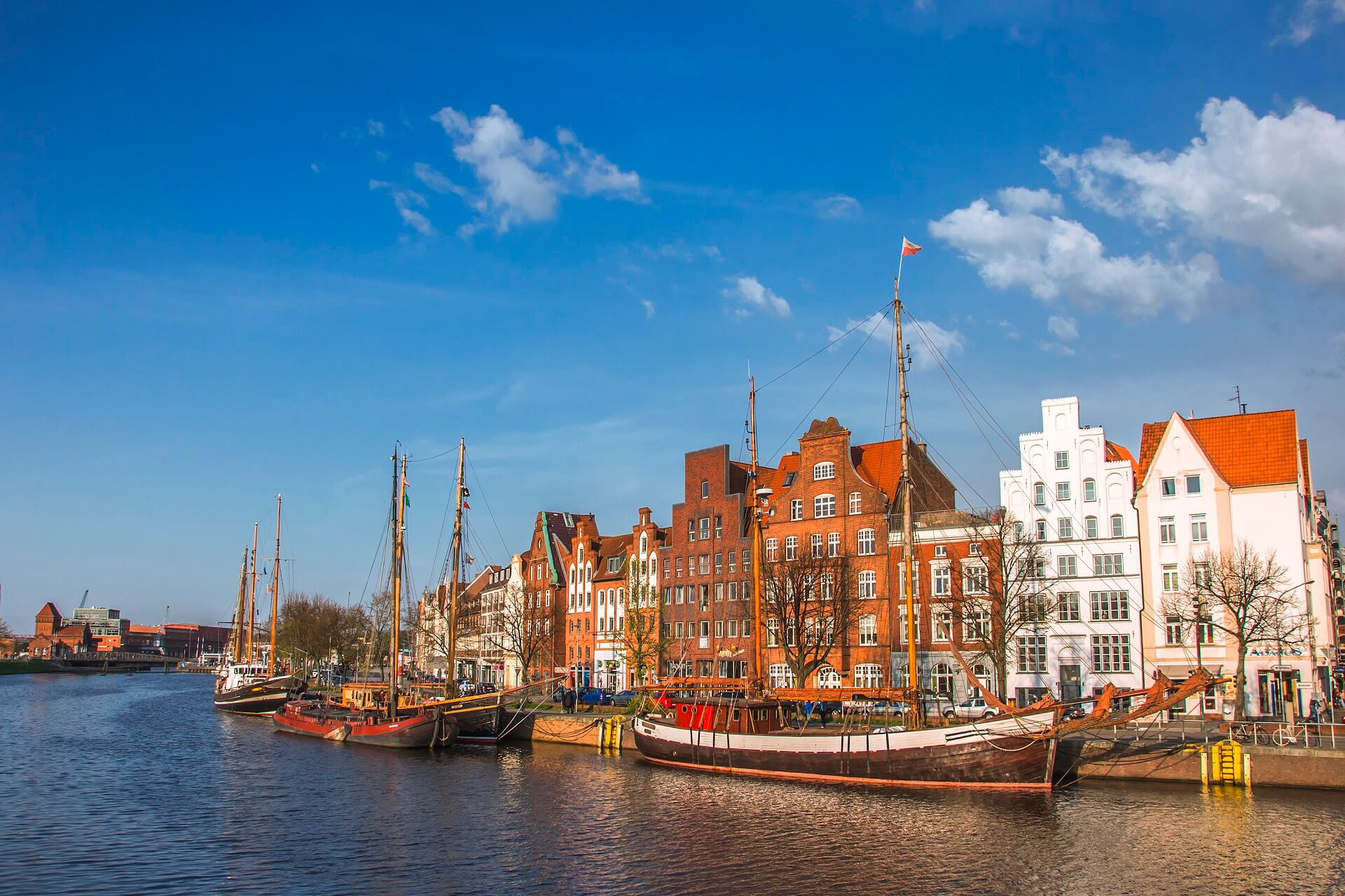 Uferpromenade in Lübeck