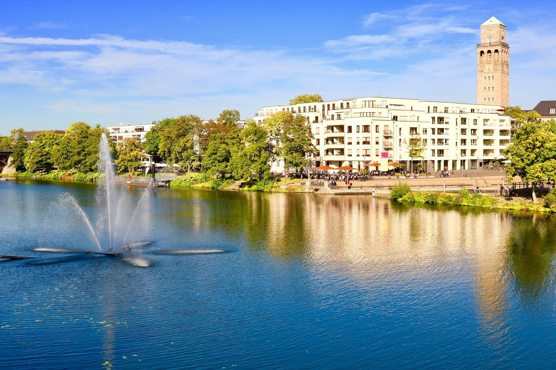 Gewässer und Uferbereich in Mülheim an der Ruhr