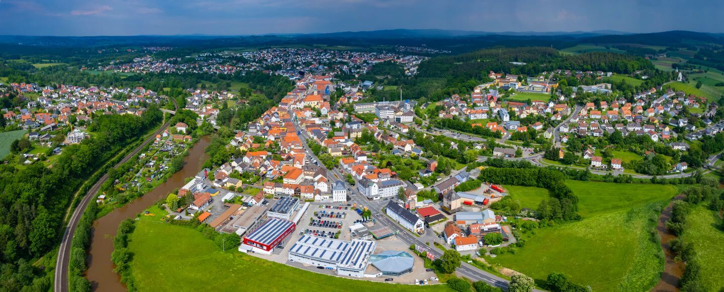 Luftaufnahme von Neustadt an der Waldnaab