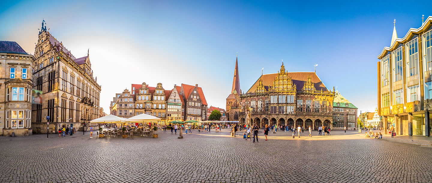 Marktplatz in Bremen bei Oyten