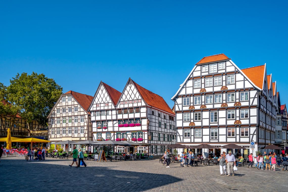 Blick auf den Marktplatz von Soest