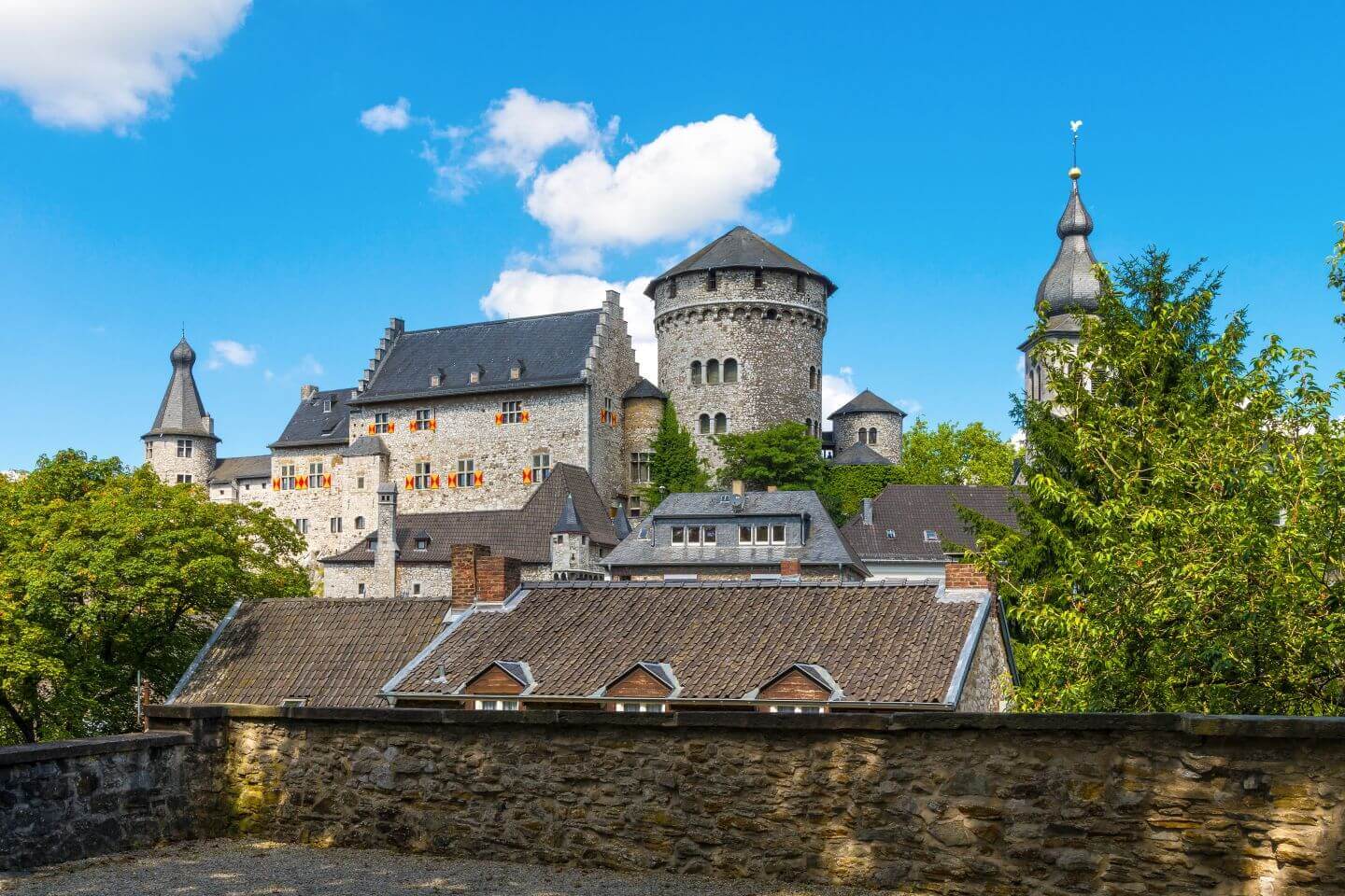 Blick auf die Burg Stolberg