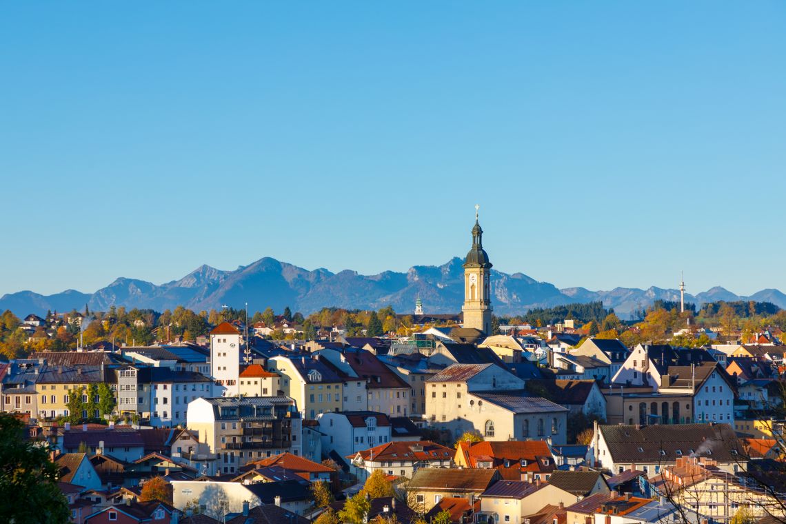 Panoramaansicht von Traunstein