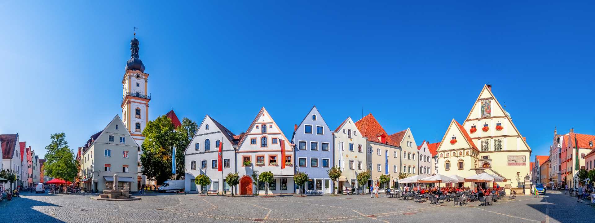 Rathaus und Oberer Markt in Weiden