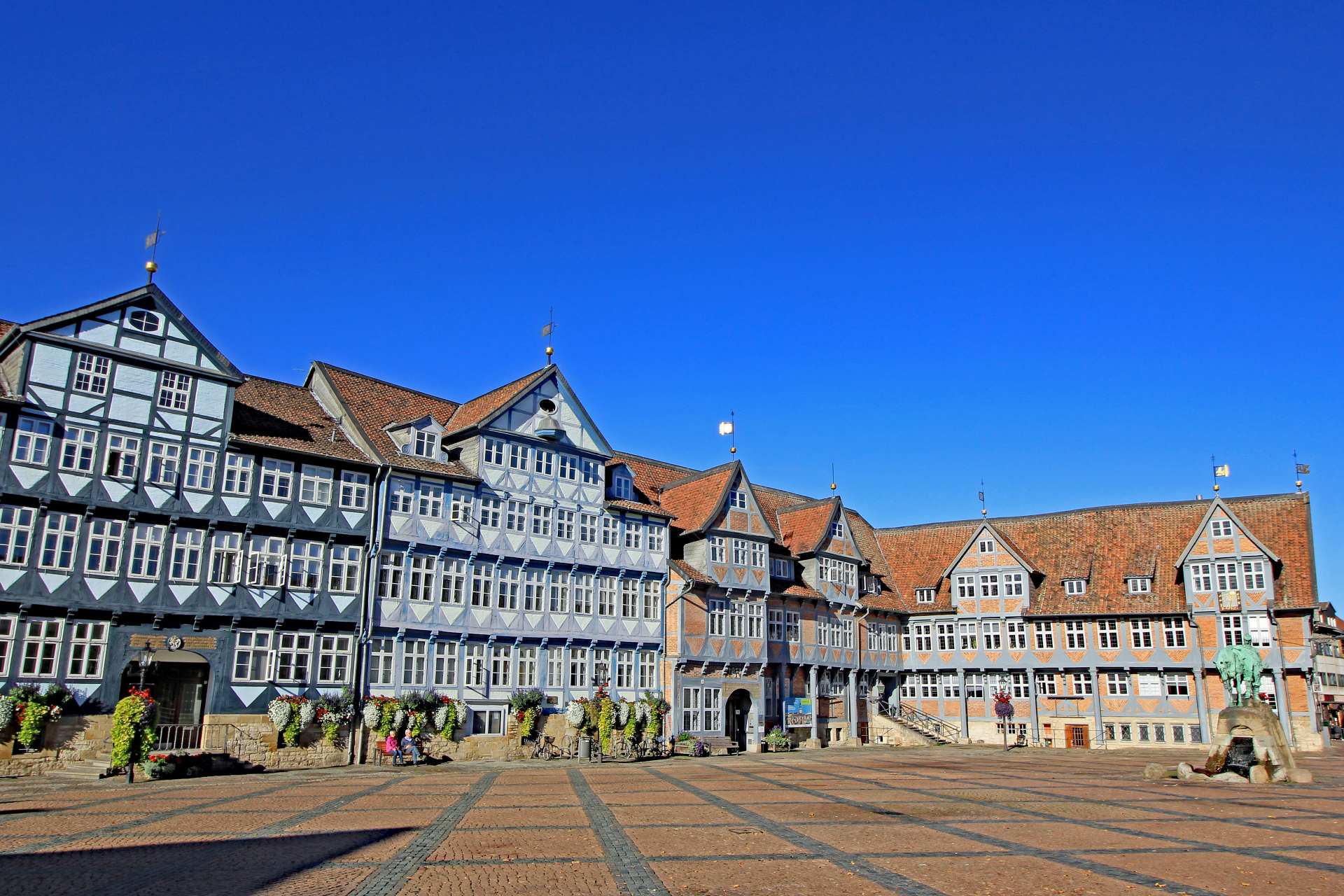 Rathaus am Marktplatz in Wolfenbüttel