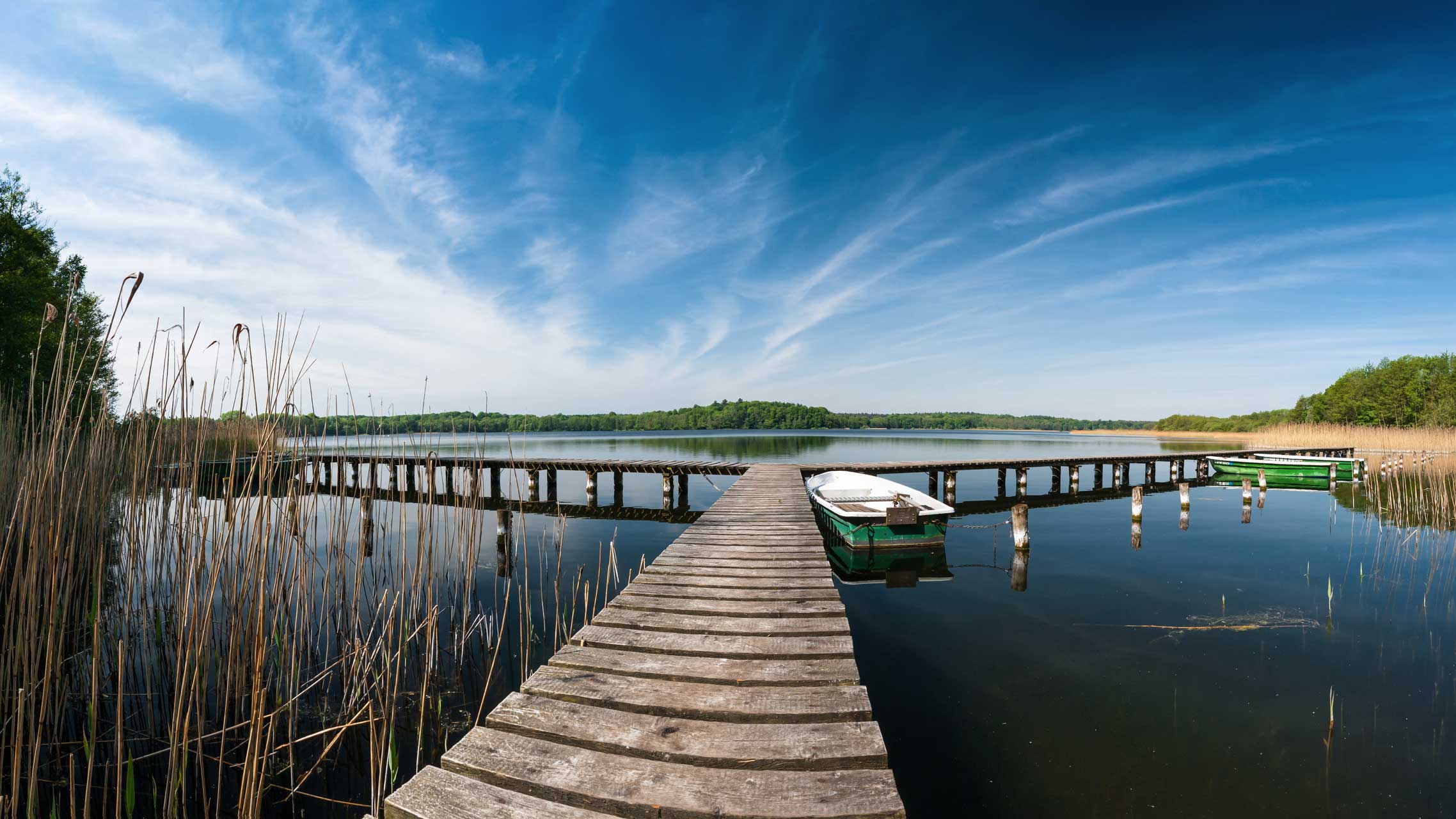 Bootsanleger am Schaalsee