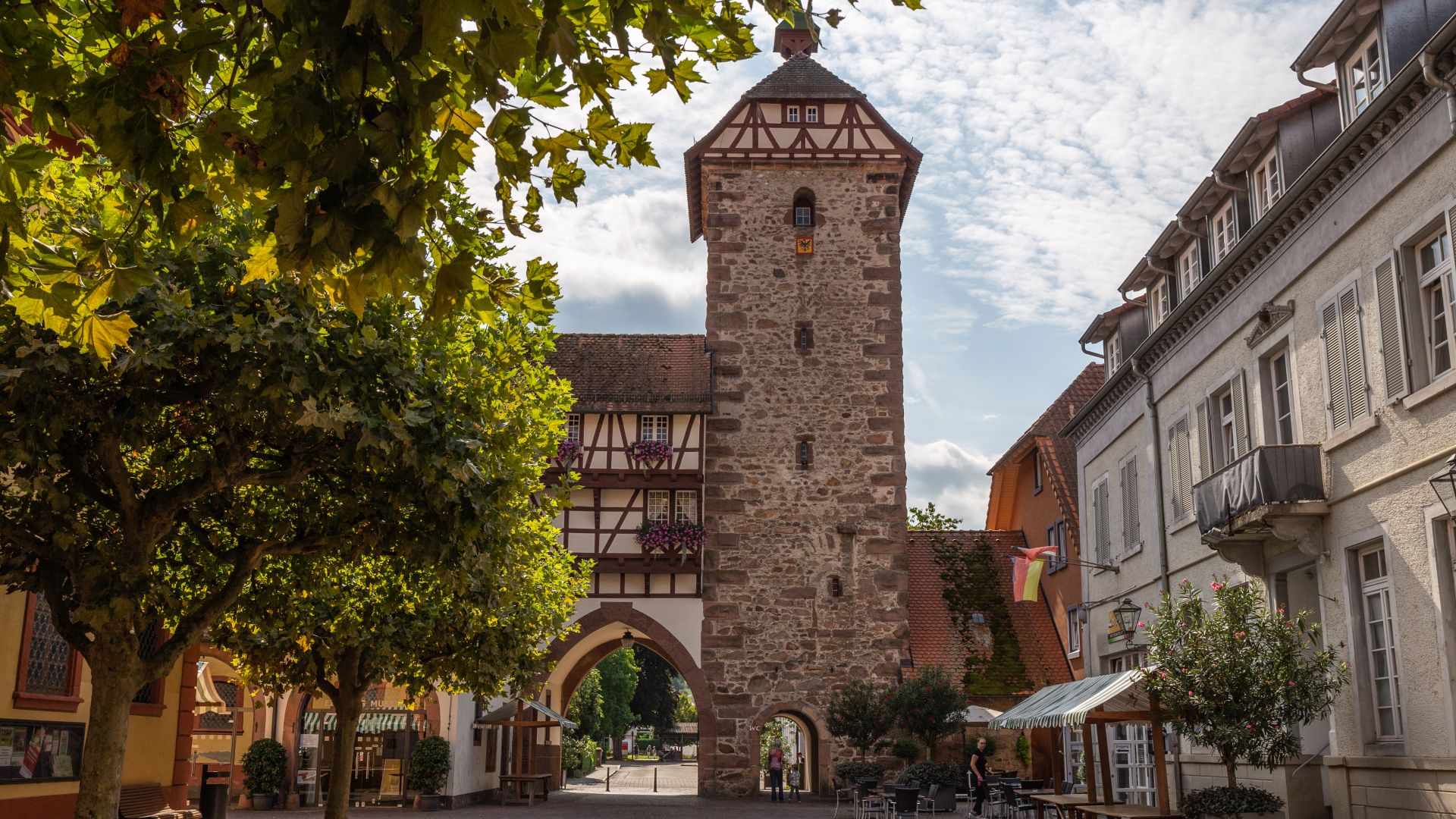 Stadtkern von Zell am Harmersbach im Schwarzwald