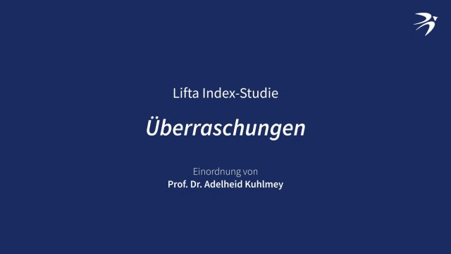 Wissenschaftliche Einordnung von Prof. Dr. Kuhlmey - Überraschungen
